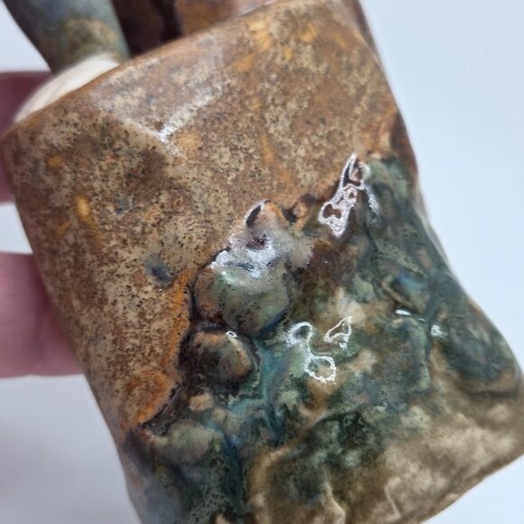 Vintage Hummelwerk Rex Valencia Spain Figurine Boy Gray Tan Leaning Porcelain - Picture 5 of 10